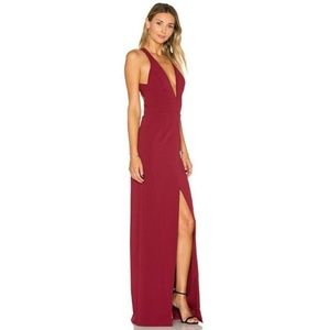 Lovers and Friends Aries Maxi in Maroon